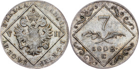 Franz I. (II.), 7 Kreuzer 1802, C, Prague