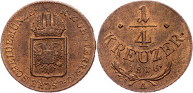 Franz I. (II.), 1/4 Kreuzer 1816, A, Vienna