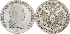 Franz I. (II.), 3 Kreuzer 1820, B, Kremnitz