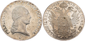 Franz I. (II.), 1 Thaler 1824, C, Prague