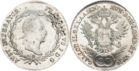 Franz I. (II.), 20 Kreuzer 1830, B, Kremnitz