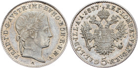Ferdinand V., 5 Kreuzer 1837, A, Vienna