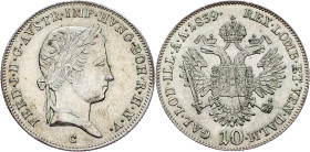Ferdinand V., 10 Kreuzer 1839, C, Prague