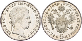 Ferdinand V., 5 Kreuzer 1839, C, Prague