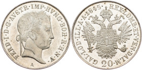 Ferdinand V., 20 Kreuzer 1845, A, Vienna