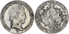 Ferdinand V., 20 Kreuzer 1846, B, Kremnitz