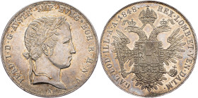 Ferdinand V., 1 Thaler 1848, A, Vienna