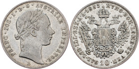 Franz Joseph I., 10 Kreuzer 1853, B, Kremnitz