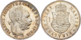 Franz Joseph I., 1 Forint 1892, KB, Kremnitz