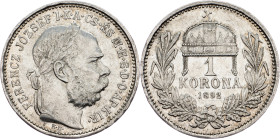Franz Joseph I., 1 Korona 1892, KB, Kremnitz
