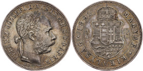 Franz Joseph I., 1 Forint 1892, KB, Kremnitz