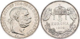 Franz Joseph I., 5 Korona 1900, KB, Kremnitz