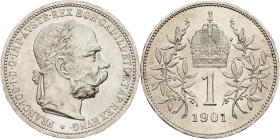 Franz Joseph I., 1 Krone 1901, Vienna