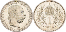 Franz Joseph I., 1 Krone 1903, Vienna