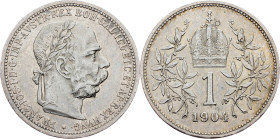 Franz Joseph I., 1 Krone 1904, Vienna