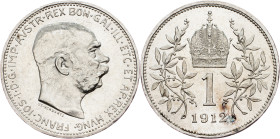 Franz Joseph I., 1 Krone 1912, Vienna
