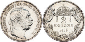 Franz Joseph I., 2 Korona 1913, KB, Kremnitz