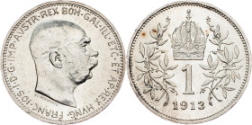 Franz Joseph I., 1 Krone 1913, Vienna