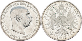 Franz Joseph I., 2 Krone 1913, Vienna