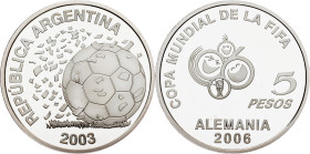 Argentina, 5 Pesos 2003