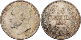 Bulgaria, 50 Stotinki 1913