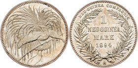 German New Guinea, 1 Mark 1894, A