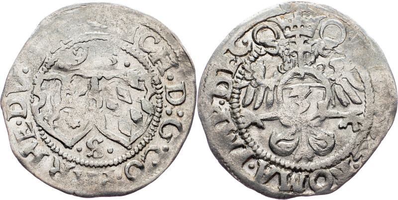 Germany, 3 Kreuzer 1595? Pfalz-Simmern, 3 Kreuzer 1595?, S.J. g, Ag, S.J. 2060|w...
