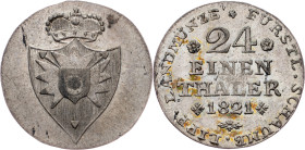 Germany, 1/24 Thaler 1821
