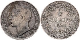 Germany, 1/2 Gulden 1838