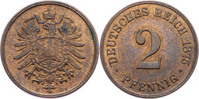 Germany, 2 Pfennig 1875, C