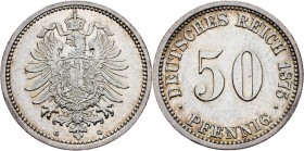 Germany, 50 Pfennig 1875, G