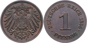 Germany, 1 Pfennig 1895, A