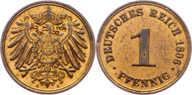 Germany, 1 Pfennig 1896, A