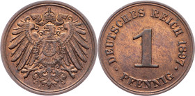Germany, 1 Pfennig 1897, A