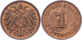 Germany, 1 Pfennig 1900, A