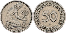 Germany, 50 Pfennig 1950, G