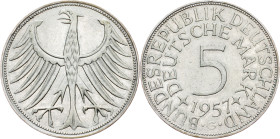 Germany, 5 Mark 1957, G