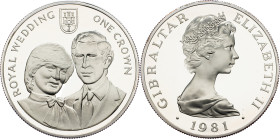 Gibraltar, 1 Crown 1981