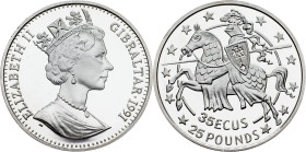 Gibraltar, 35 ECUs 1991