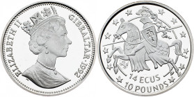 Gibraltar, 14 ECUs 1992