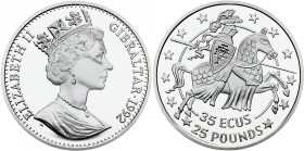 Gibraltar, 35 ECUs 1992