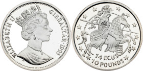Gibraltar, 14 ECUs 1993