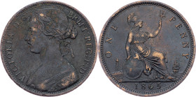 Great Britain, 1 Penny 1865