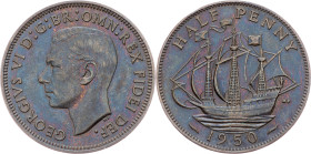Great Britain, 1/2 Penny 1950