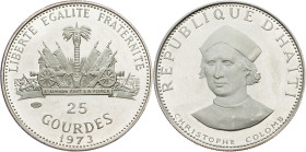 Haiti, 25 Gourdes 1973
