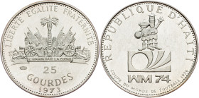 Haiti, 25 Gourdes 1973
