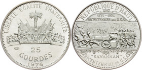 Haiti, 25 Gourdes 1974
