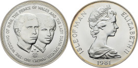 Isle of Man, 1 Crown 1981