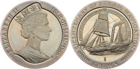 Isle of Man, 1 Crown 1988