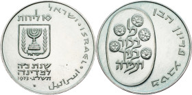 Israel, 10 Lirot 1973, Jerusalem
